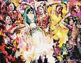 Dancing in The Wind Paintings - Indian Women Dancing by 2011